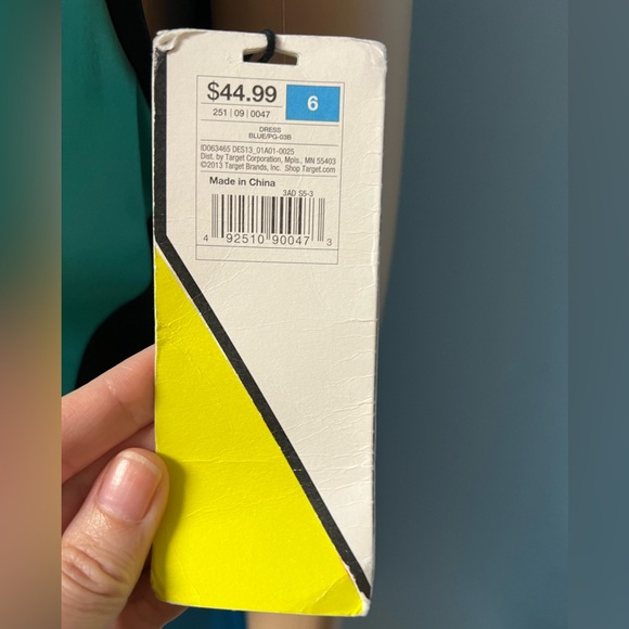 Prabal Gurung for target turquoise teal geometric dress size 6 - Picture 8 of 8